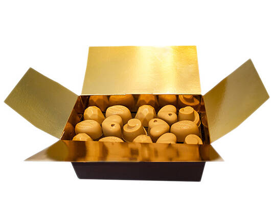 Ballotin de 500g de chocolat blond Dulcey