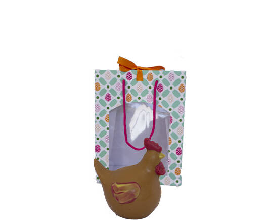 poule moyen modele chocolat blond