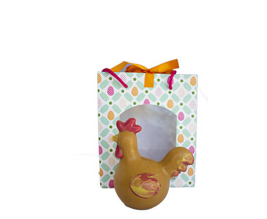 poule petit modèle chocolat blond