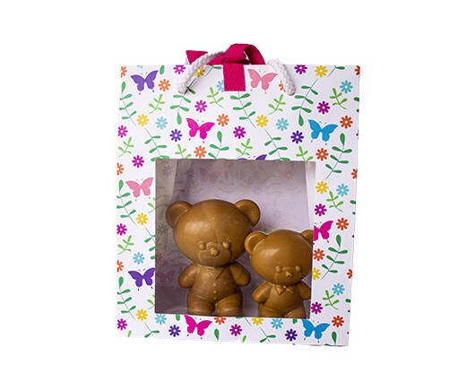 Duo ours Père et fils chocolat